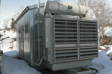 203 hp Cat 3306TA Frick TDSH233S Screw Compressor