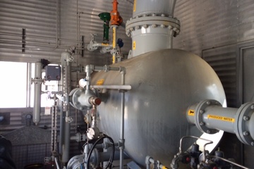 60 285psi Sweet Horizontal Slug Catcher - 2 Phase Dressed Separator 2 Phase
