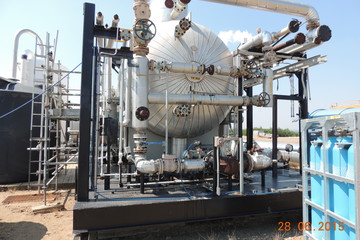 96 X 35ft 50 PSI Horizontal Treater
