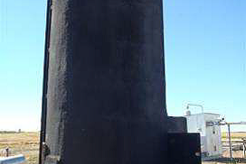 400 bbl Double Wall Coated Production Tank
